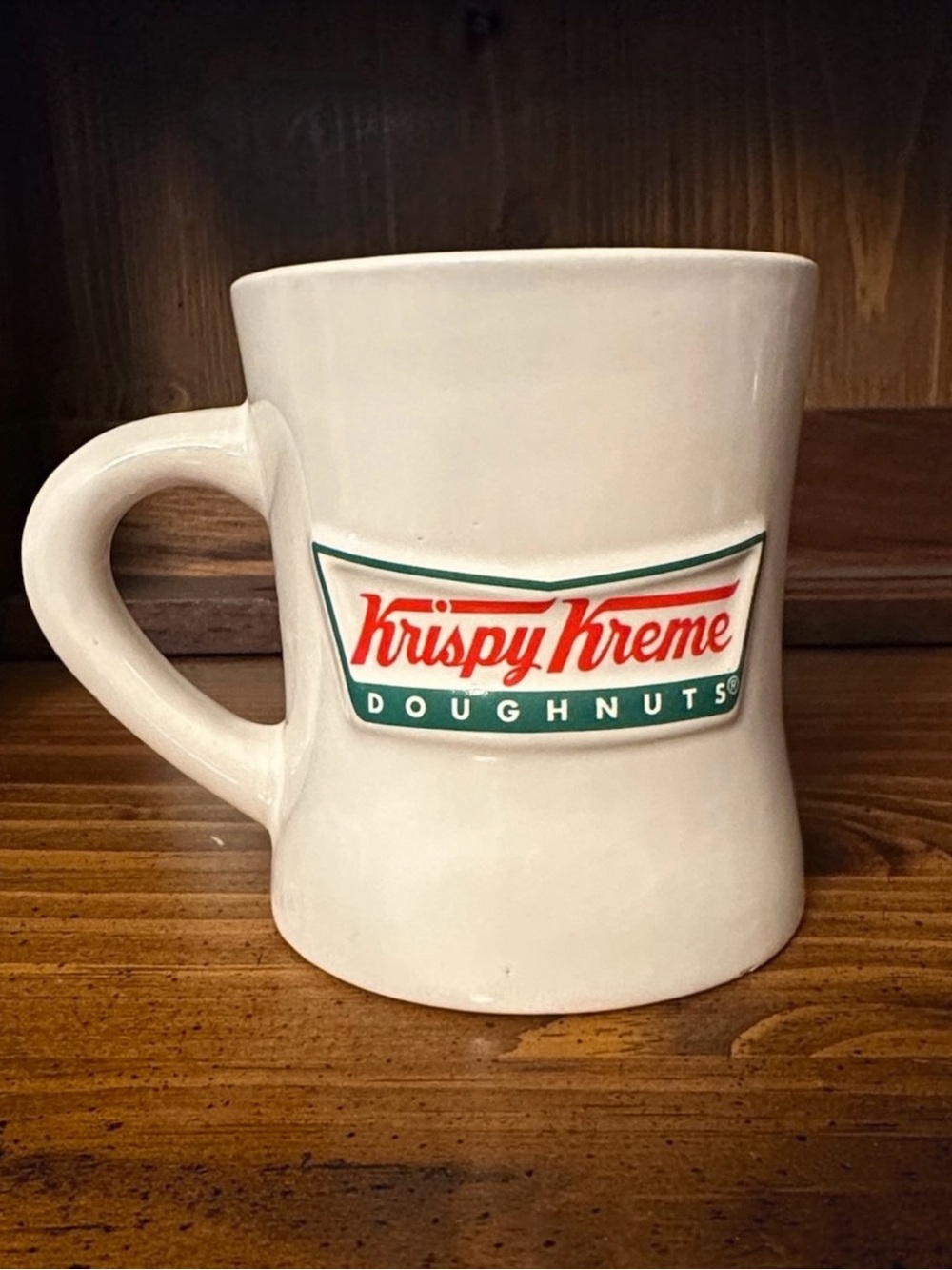 White Krispy Kreme Coffee Mug